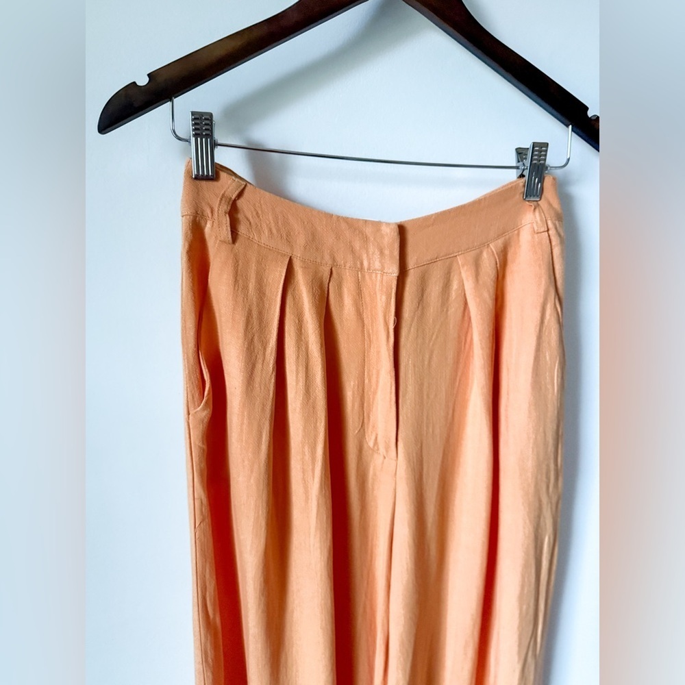 NWT Petal + Pup Fore Linen Blend Felix Wide Leg Pants - Picture 3 of 8